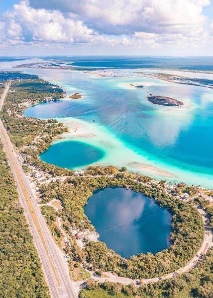 Bacalar Lagoon Tour by Airplane