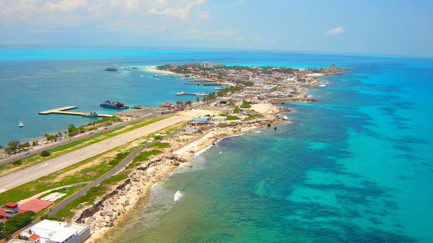 Isla Mujeres Aerial Tour